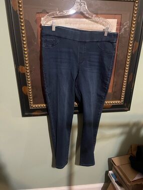 Nine West Dark Blue Straight Leg Jeans